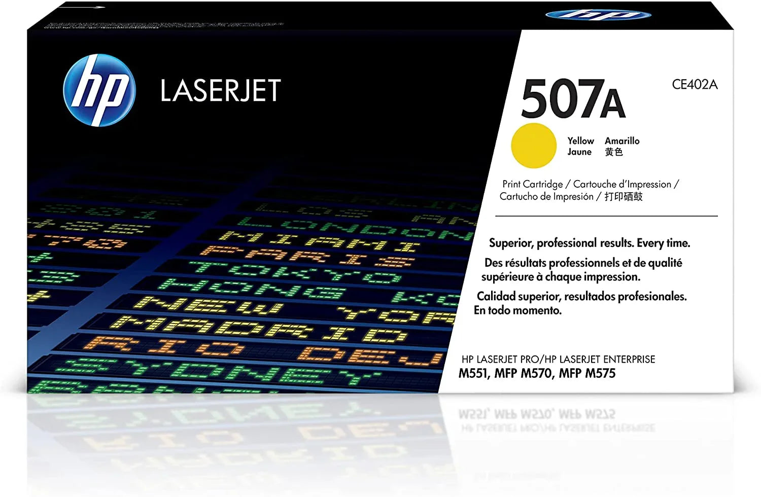 HP 507A 1 Set Original Toner Black CE400A Cyan CE401A Yellow CE402A Magenta CE403A For HP LaserJet Pro 500 color MFP M570dn, M551n, M551xh, MFP M575dn - eBuy UAE